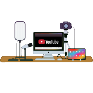 icon YouTube Studio Gears