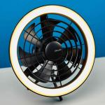 JISULIFE FA17 Rechargeable Outdoor Ceiling Fan with LED Light