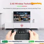 GearUP MK20 2.4GHz + Wireless Dual Mode RGB Backlit Rechargeable Mini Portable Keyboard With Touchpad