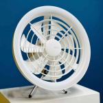 JISULIFE FA17 Rechargeable Outdoor Ceiling Fan with LED Light
