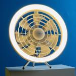 JISULIFE FA17 Rechargeable Outdoor Ceiling Fan with LED Light