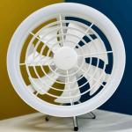 JISULIFE FA17 Rechargeable Outdoor Ceiling Fan with LED Light